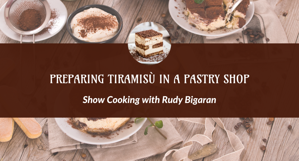 SHOW COOKING - Preparing Tiramisù in a Pastry shop