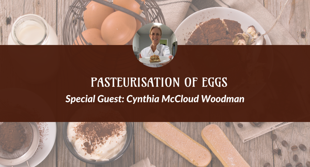 Pasteurisation of eggs